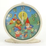 Vintage Smith's Noddy alarm clock, 12.5cm high : For Further Condition Reports Please Visit Our