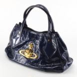 Vivienne Westwood bag with orb logo, 48cm wide : For Further Condition Reports Please Visit Our