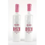 Two 70cl bottles of Nelson's rhubarb and custard gin : For Further Condition Reports Please Visit