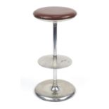 Plank Frisbi bar stool designed by Biagio Cisotti & Sandra Laube, 81cm high : For Further