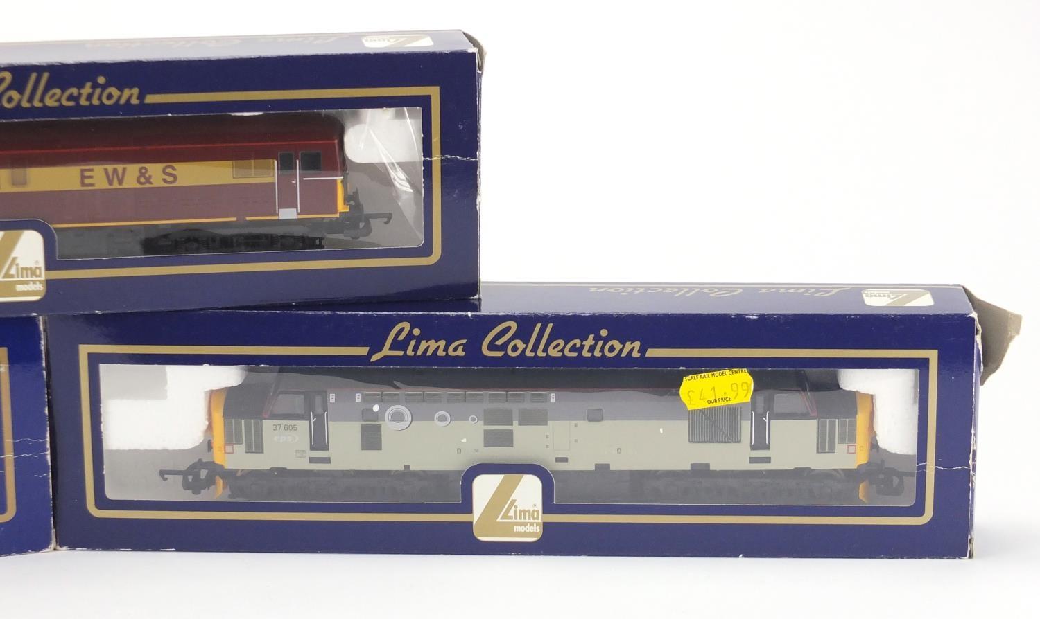 Three Lima OO gauge locomotives with boxes, Sir Herbert Walker E6003, EW & S 7313 and EPS 37605 :For - Image 3 of 4
