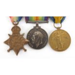 British Military World War I trio, awarded to L.6-3067H.A.LUCKE.A.E.R.N.V.R. :For Further