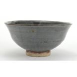 David Leach studio pottery footed bowl, impressed marks to the base, 15cm in diameter :For Further