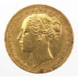 Victoria Young Head 1878 gold sovereign :For Further Condition Reports Please Visit Our Website