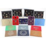 Fifteen British uncirculated coin sets including coinage of Great Britain and northern Ireland : For