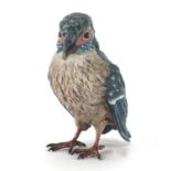 Austrian cold painted bronze Kingfisher, 10cm high : For Further Condition Reports Please Visit