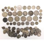 Antique and later British and World coinage, some silver including George IV 1829 half crown, 1858