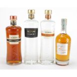 Four bottles of Grappa, three Segnana and one Nanmoni : For Further Condition Reports Please Visit
