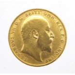 Edward VII 1910 gold sovereign :For Further Condition Reports Please Visit Our Website