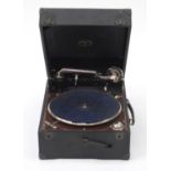 Columbia Gramophone Company portable gramophone, model number 202 : For Further Condition Reports