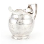 Georgian silver cream jug, indistinct makers mark, London 1806, 9.5cm high, approximate weight 106.