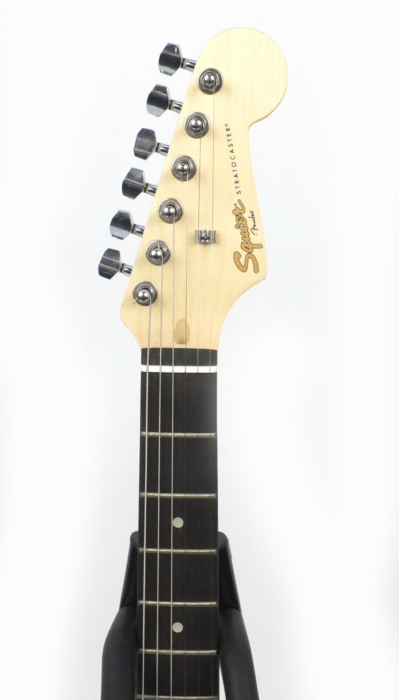 Squier Stratocaster by Fender six string electric guitar, serial number CMF18000158 : For Further - Image 2 of 6