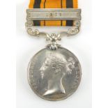 Victorian British Military South Africa medal, with 1897 bar awarded to PTE.BMATYESINI.HERSCHELNAT: