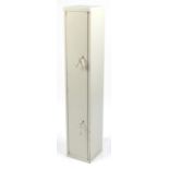 Metal floor standing gun safe/cabinet, 137cm high : For Further Condition Reports Please Visit Our