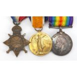 British Military World War I trio, awarded to 1931PTE.J.BROWN.MIDD'XR. :For Further Condition