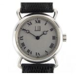Ladies Dunhill wristwatch, the case numbered 112 12278,2.4cm in diameter :For Further Condition