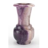 19th century Derbyshire blue John vase, 22cm high :For Further Condition Reports Please Visit Our