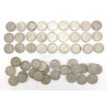British pre decimal pre 1947 two shillings, approximate weight 540.0g : For Further Condition