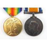 British Military World War I pair, awarded to221265.PTE.1.A.H.TURNER.R.A.F. :For Further Condition