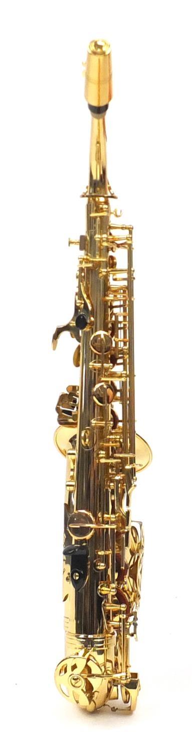 Jupiter 500 series brass saxophone, with Mother of Perl keys and fitted case, numbered 101116, - Image 5 of 10