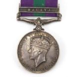 British Military World War II general service medal with Malaya bar awarded to 22371628PTE.D.B.