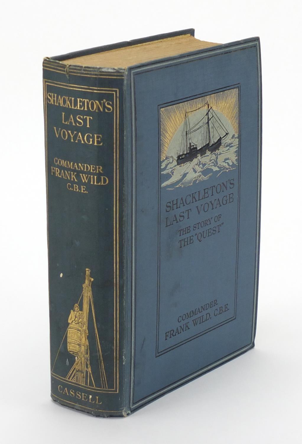 Shackleton's Last Voyage, The Story of the Crest, hardback book by Frank Wild published 1923 by
