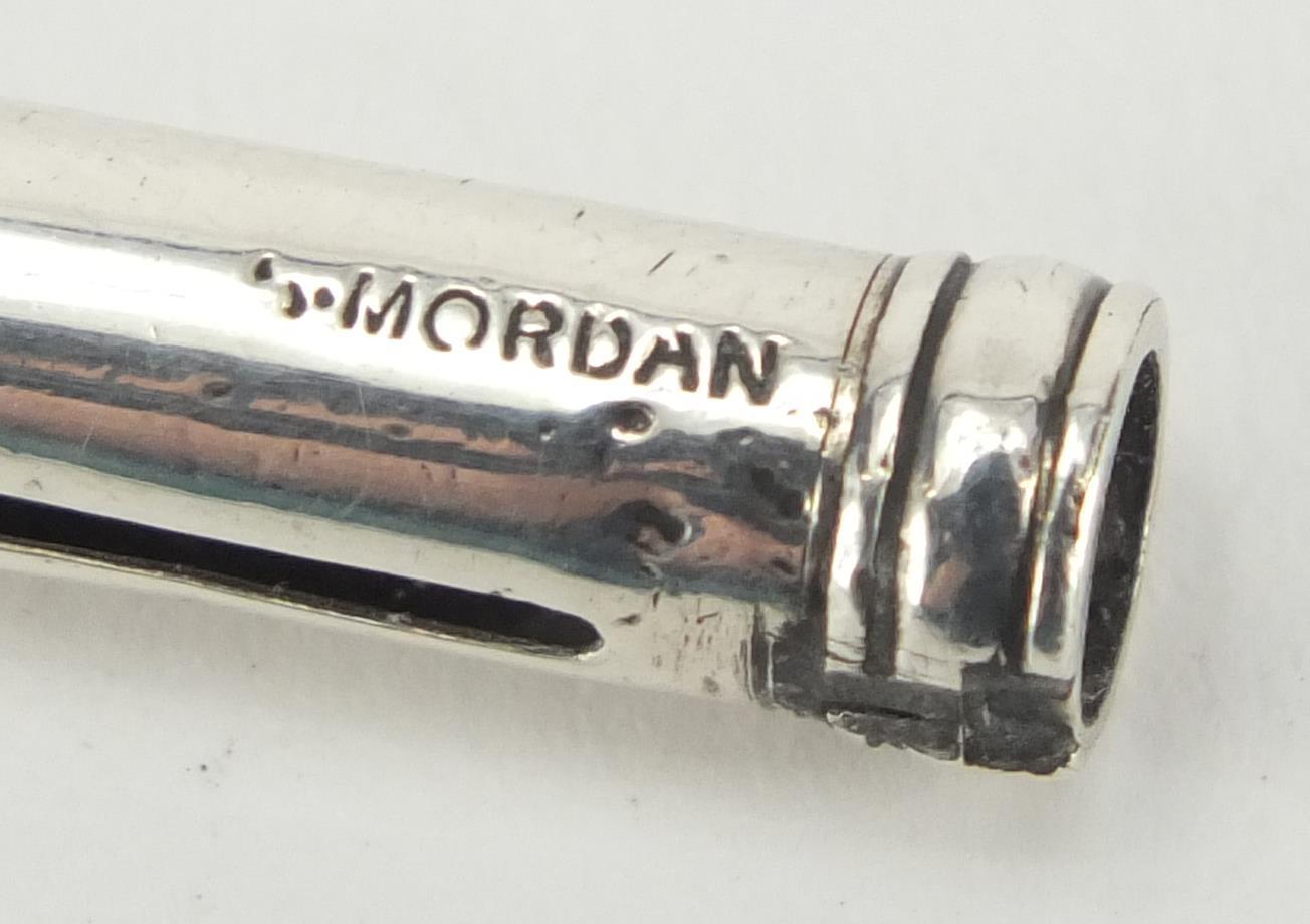 19th century S Mordan & Co unmarked silver propelling pencil in the form of a flintlock pistol - Image 4 of 5