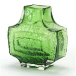 Whitefriars meadow green TV vase, designed by Geoffrey Baxter, 17.5cm high :For Further Condition