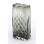 Whitefriars willow Basket Weave vase, designed by Geoffrey Baxter, 27cm high :For Further