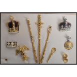 A commemorative cased miniature Crown Jewel collection to commemorate The Golden Jubilee of HM Queen