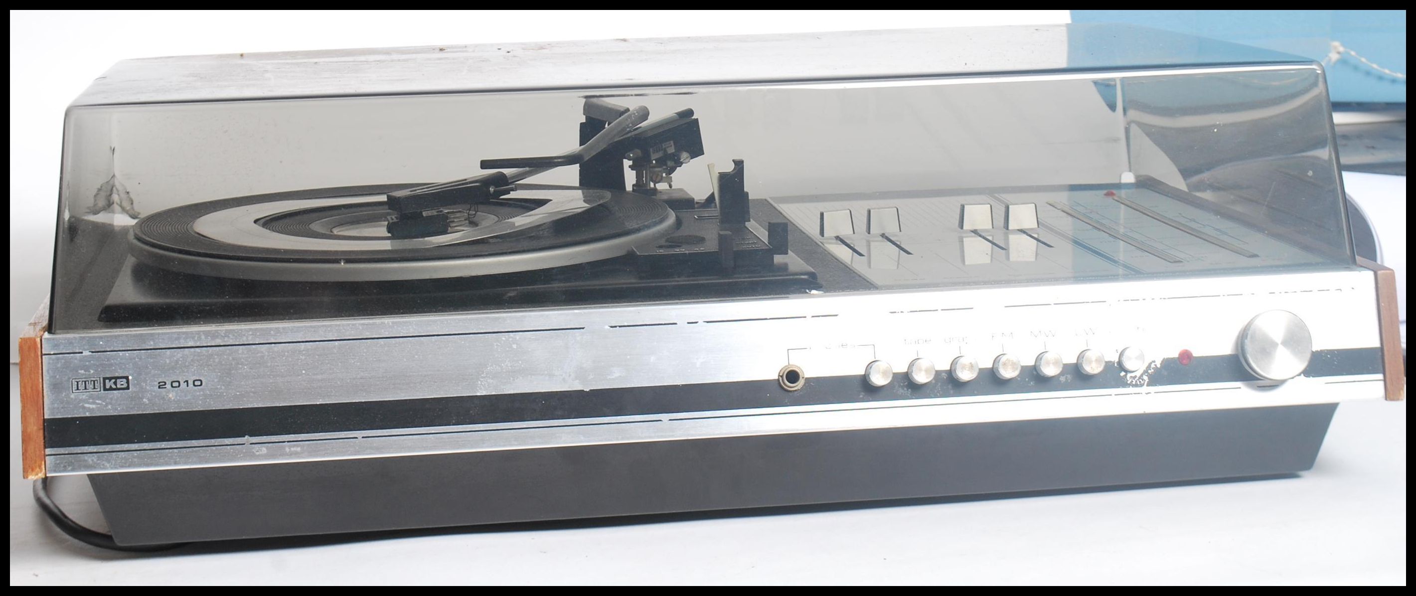 A vintage / retro 20th century stereo record player. ITT KB unit stereo, model KA.2010 with a BSR - Image 3 of 5