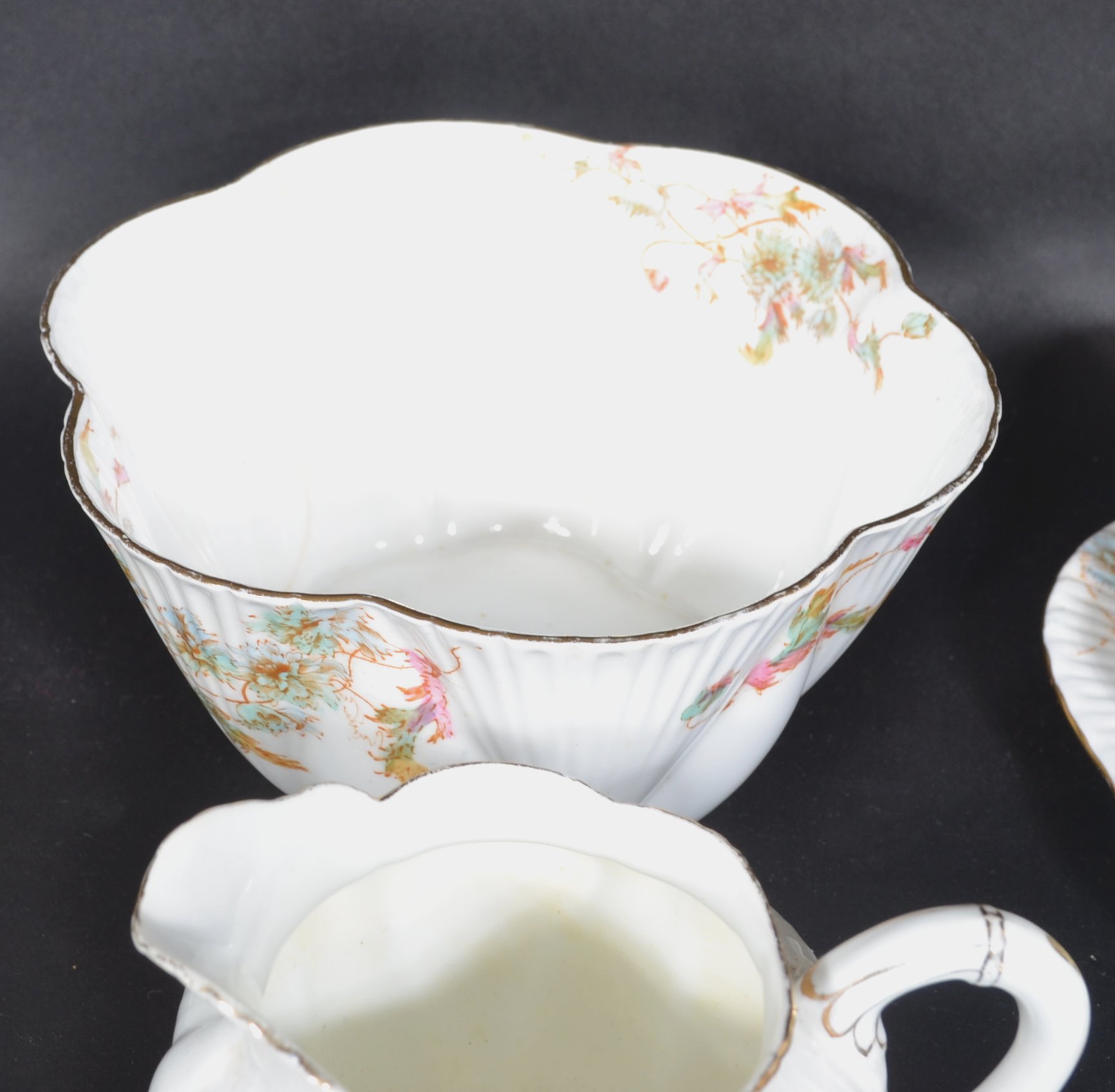 A 19th century Victorian Charles Wileman for Foley bone china ( pre Shelley ) six person tea service - Image 5 of 18