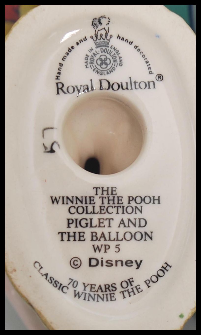 A group of seven Royal Doulton The Winnie The Pooh Collection boxed figurines to include, WP4 Pooh - Image 13 of 16