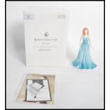 A Royal Doulton Gemstones figurine December Turquoise 2016 having an inset Swarovski crystal