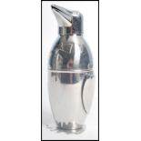 An unusual 20th century novelty silver plate cocktail shaker in the form of a penguin having 3