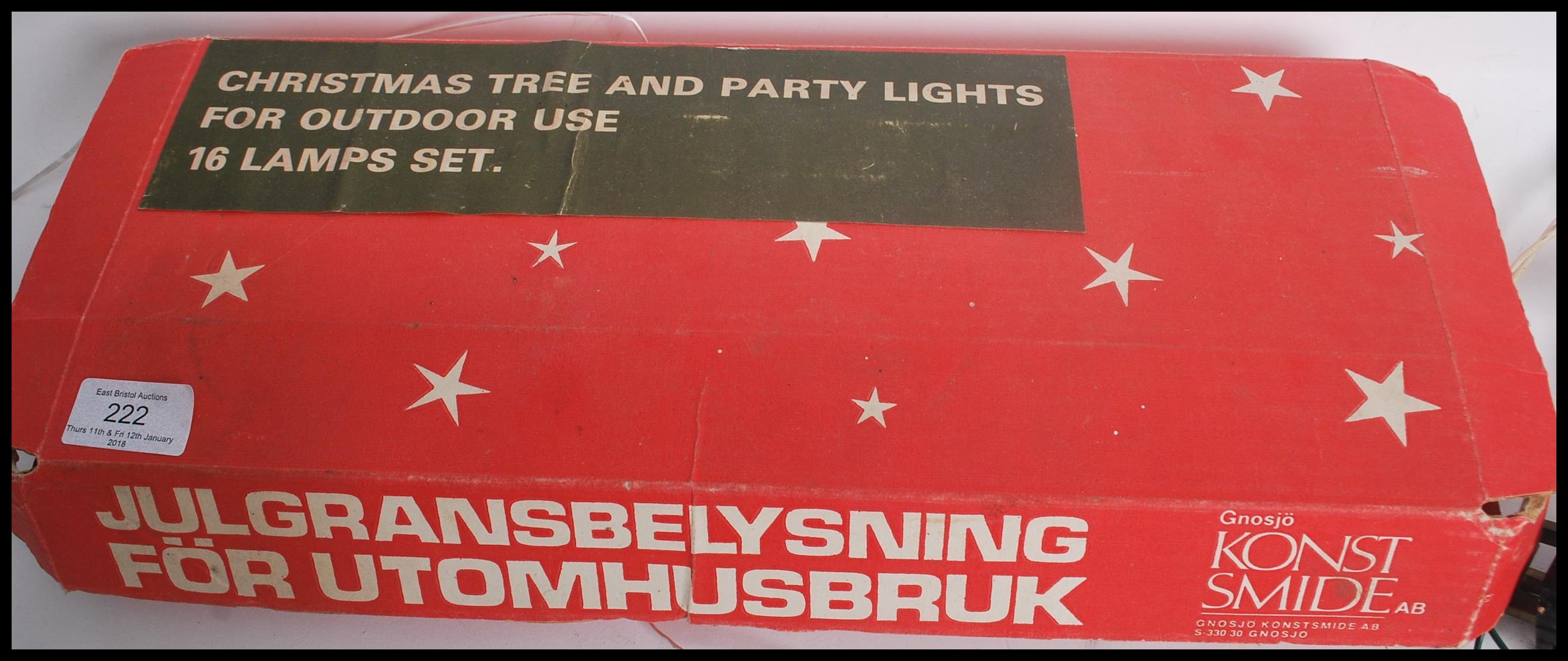 A collection of vintage 20th century Christmas lights to include two sets retaining original boxes. - Image 10 of 11