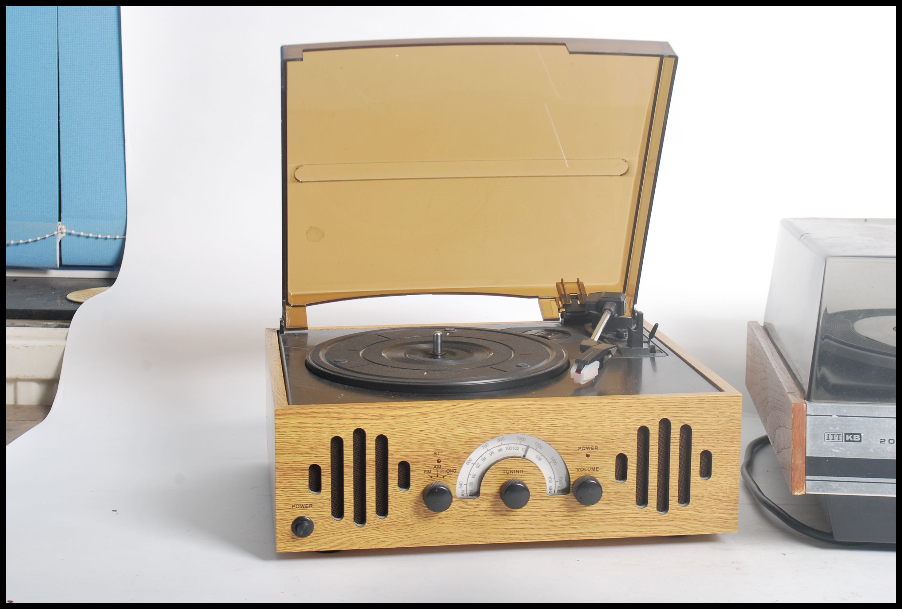 A vintage / retro 20th century stereo record player. ITT KB unit stereo, model KA.2010 with a BSR - Image 2 of 5