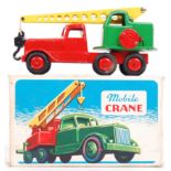 VINTAGE CRESCENT TOYS DIECAST MODEL MOBILE CRANE