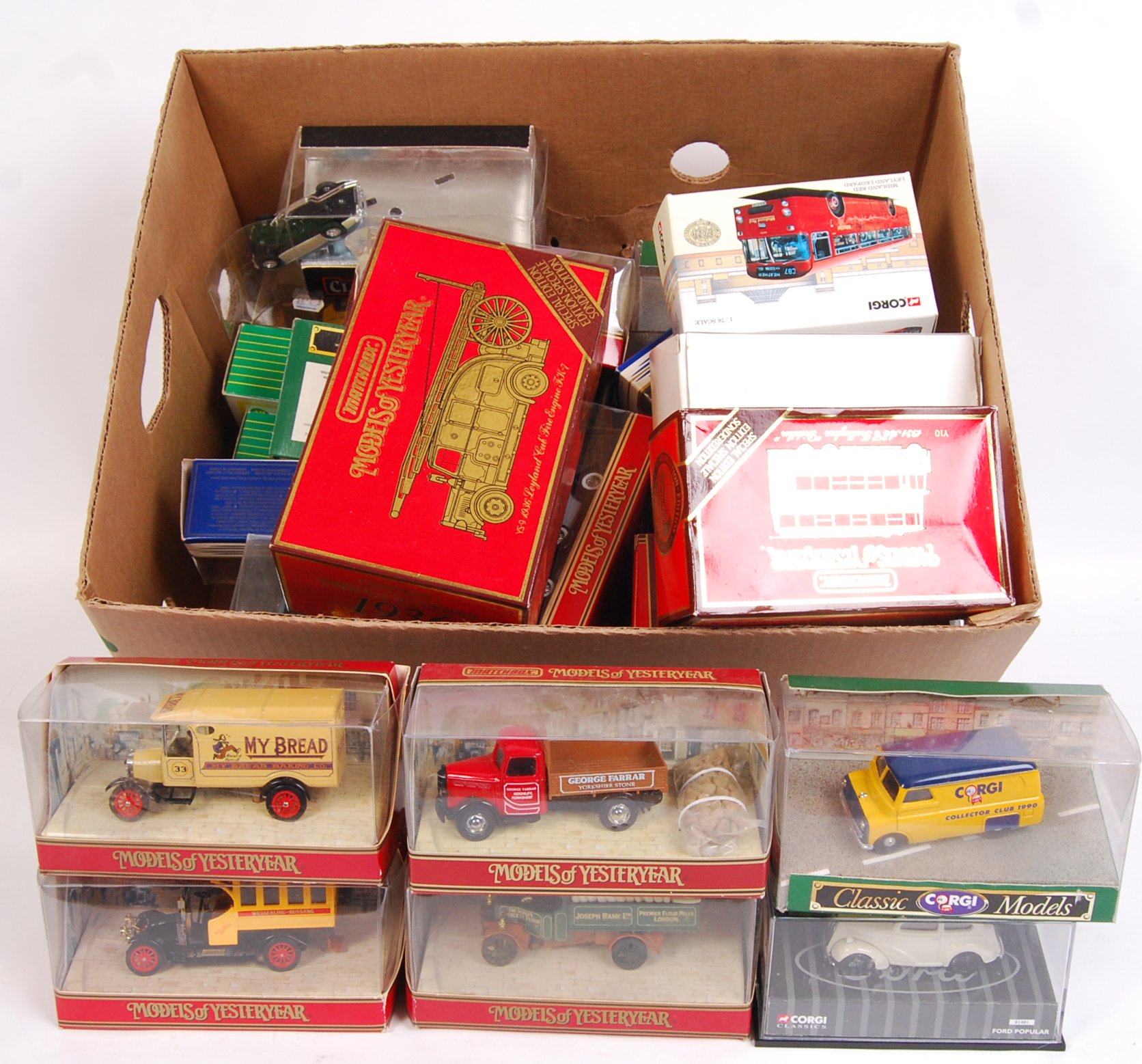 MACHBOX & CORGI ASSORTED DIECAST MODELS