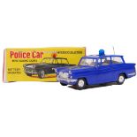 VINTAGE MADE IN HONG KONG BATTERY OPERATED POLICE CAR