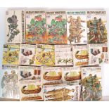 ASSORTED 1/35 SCALE TAMIYA PLASTIC MODEL SOLDIERS