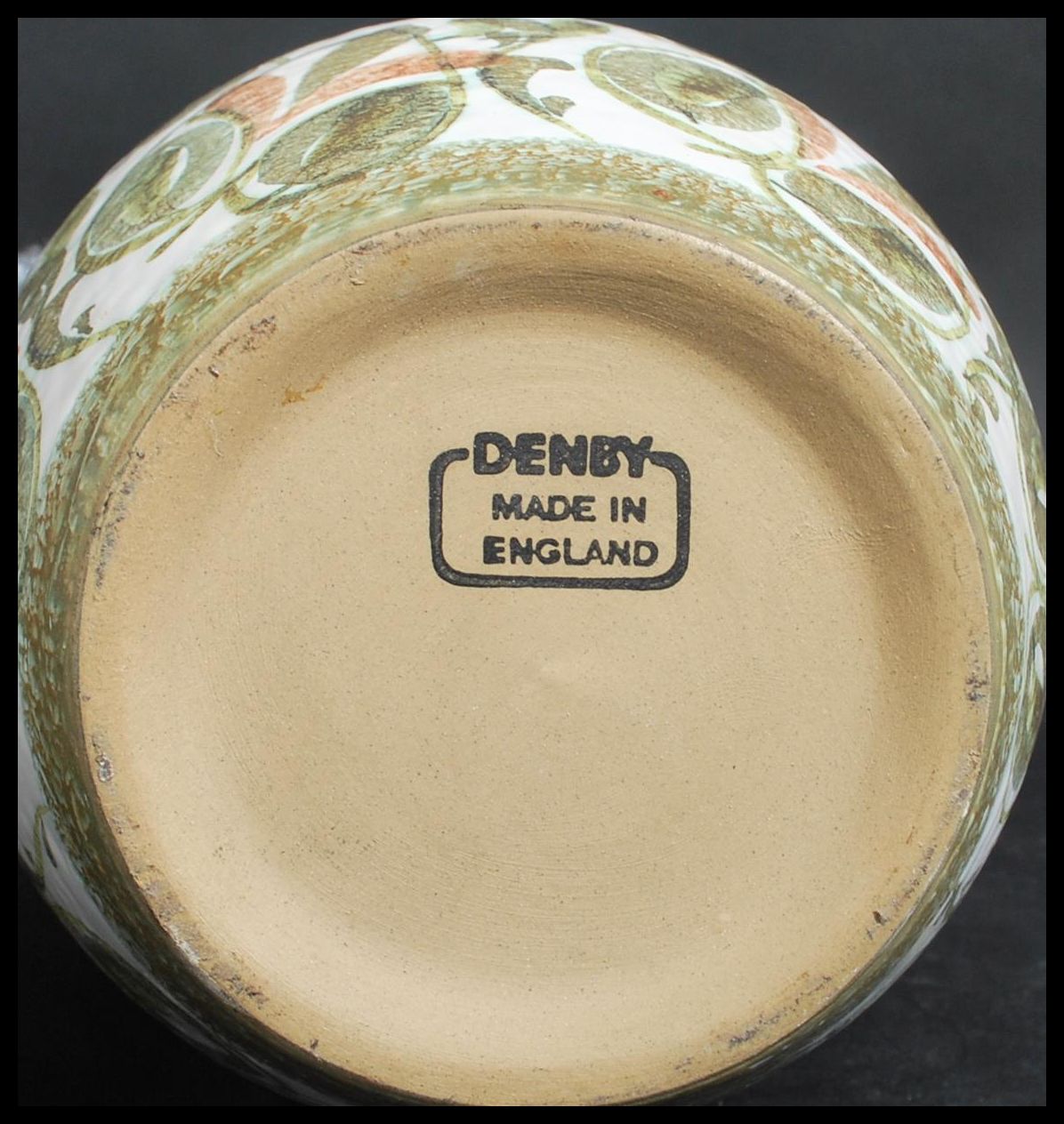 A good 20th century Denby vase by Glyn Colledge. O - Image 6 of 6