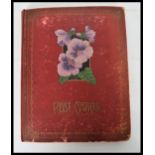 A good early 20th century postcard album including Edwardian , Humour , Real Photo card etc.