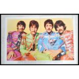 A fantastic original Beatles " Sgt Peppers " Souvenir poster produced  by The Beatles Fan Club of