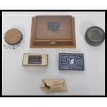 A group of 19th century Victorian sewing related items to include needle cases and boxes. Please see