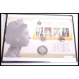 The Royal Mint The Longest Reigning Monarch £5 five pound Silver Proof Coin Cover 004/495 complete