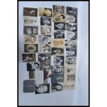 Autographs. Album and various loose photos (35+) with wide age range from Edwardian stage to TV/Film