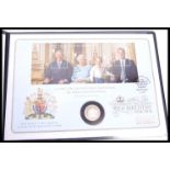 The Royal Mint Her Majesty The Queen's 90th Birthday Silver Proof Coin Cover 208/995 having a silver