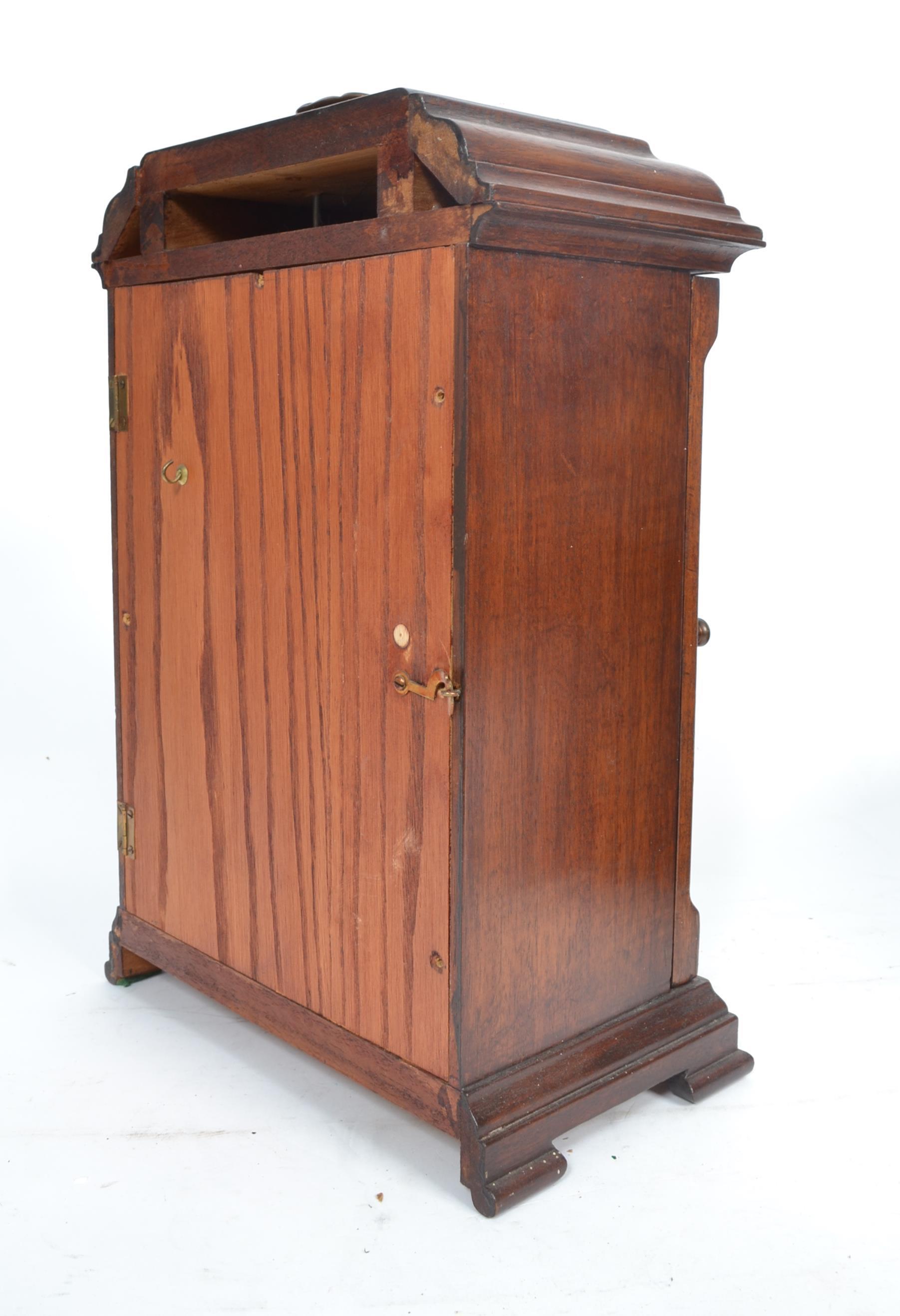 A 20th century Antique style mahogany cased Tempus - Image 2 of 6