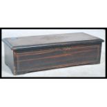 19th Century inlaid rosewood cylinder music box playing on six airs having paper label to interior